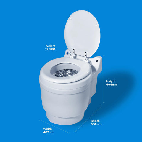 Laveo DryFlush Toilet + 5yr Extended Warranty - Dryflush Australia
