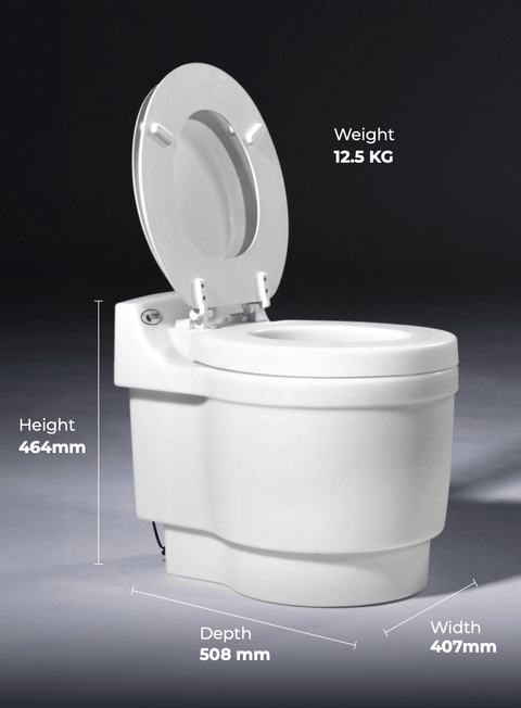 Laveo DryFlush Portable Toilet - Dryflush Australia