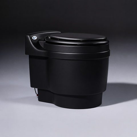 Laveo™ DryFlush Portable Toilet - BLACK EDITION!