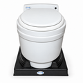 DryFlush toilet installed on lift kit