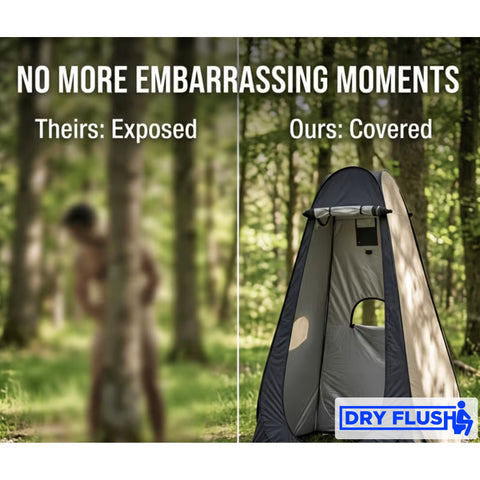 DryFlush Pop-Up Privacy Tent